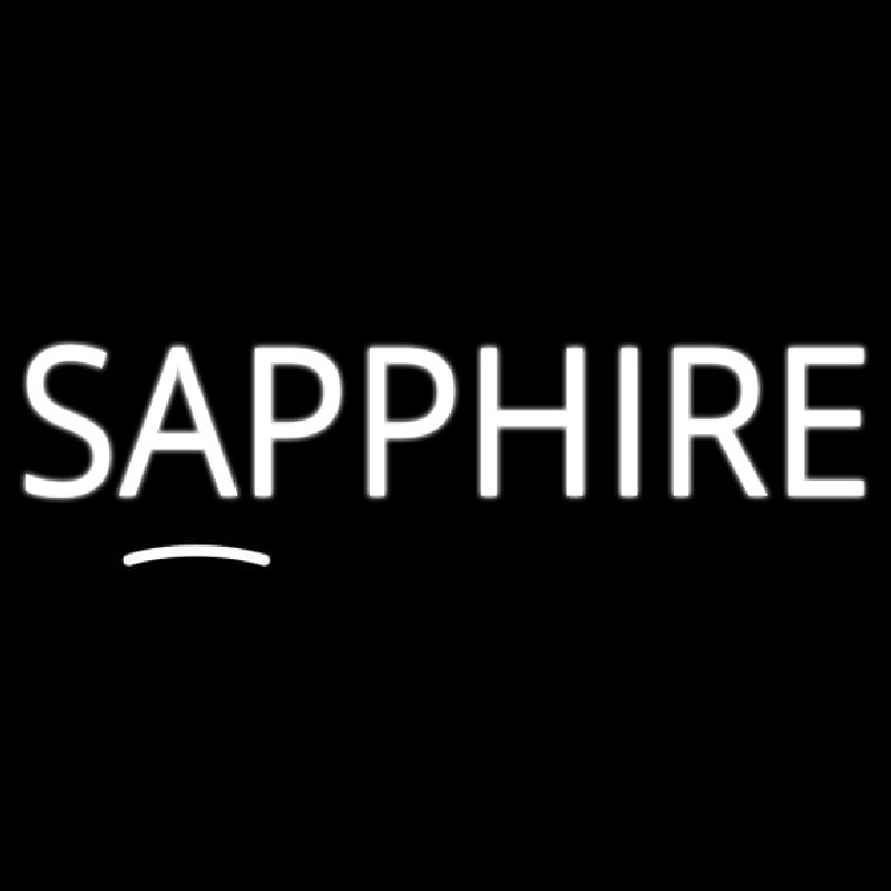 Sapphire Block Neonreclame