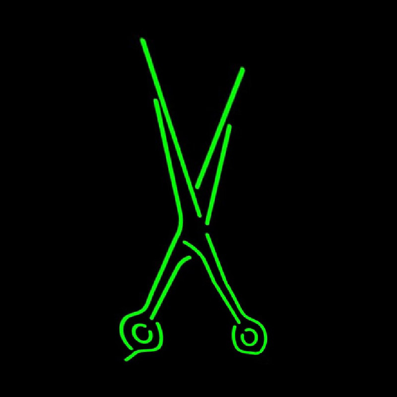 Scissors Sign Neonreclame