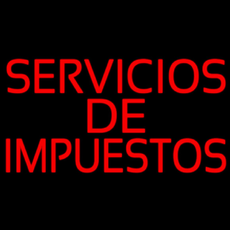 Servicios De Impuestos Neonreclame