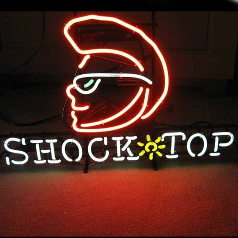 Shock Top Bier Lager Neon Bar Pub Bord