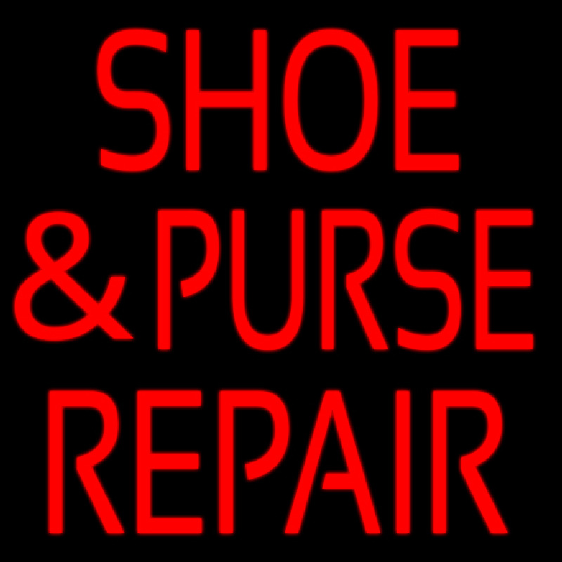Shoe And Purse Repair Neonreclame