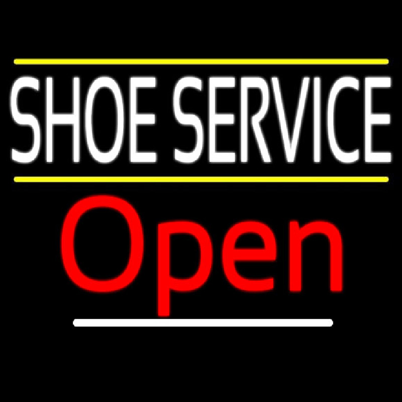 Shoe Service Open Neonreclame