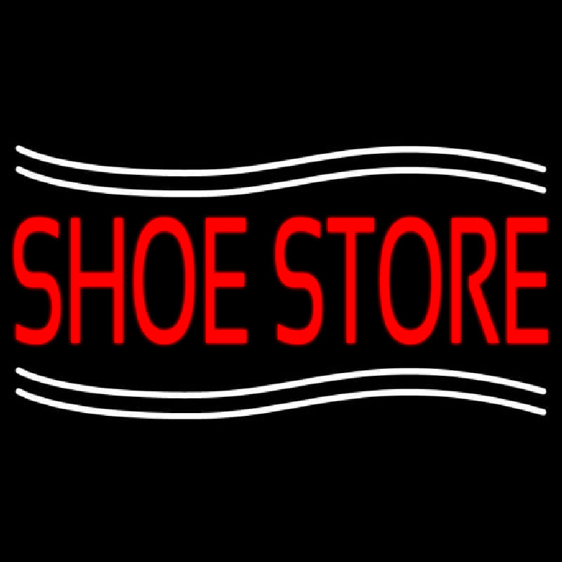 Shoe Store With Line Neonreclame