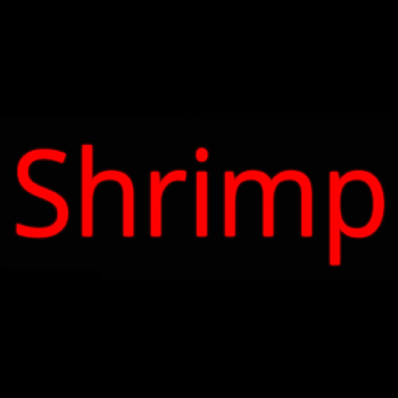 Shrimp Cursive 3 Neonreclame