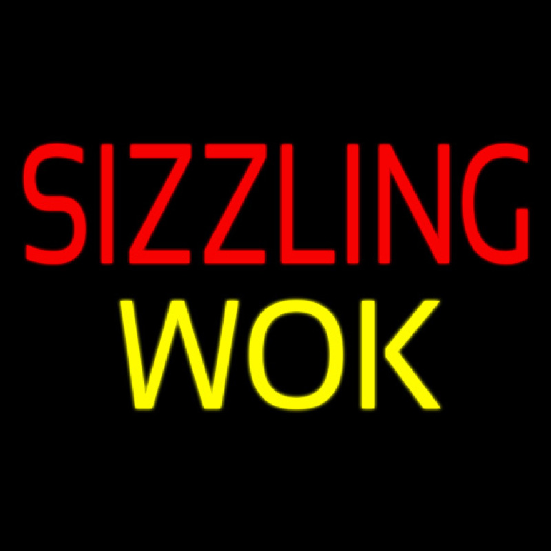 Sizzling Wok Neonreclame