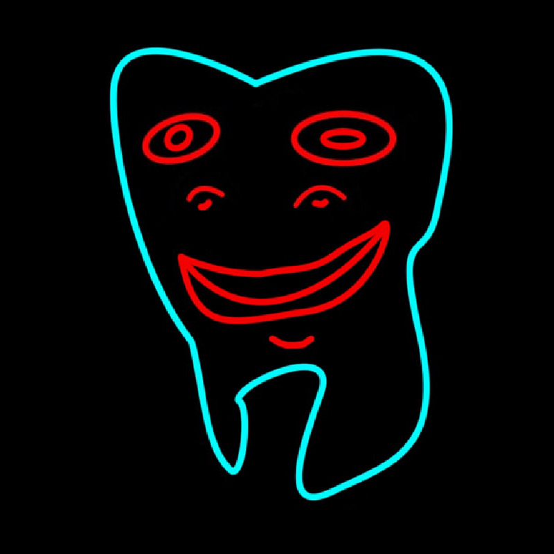 Smiley Teeth Logo Neonreclame