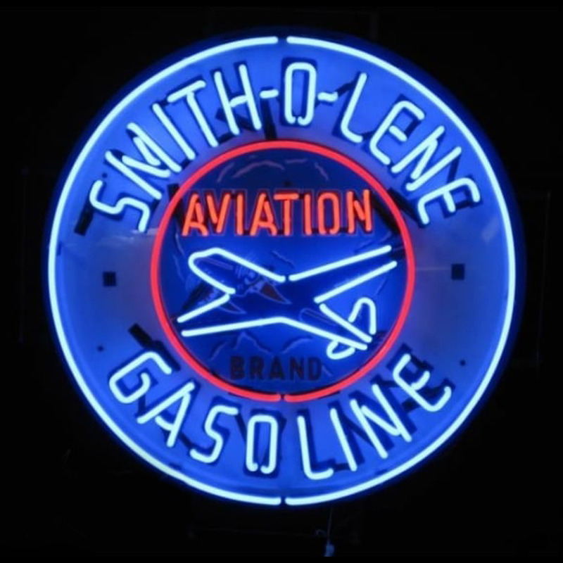 Smitholene Aviation Neonreclame