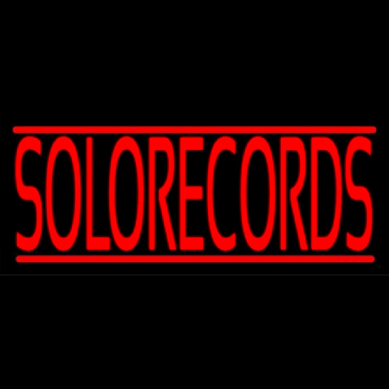 Solo Records Neonreclame