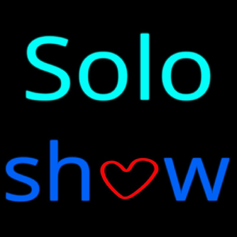 Solo Show Neonreclame