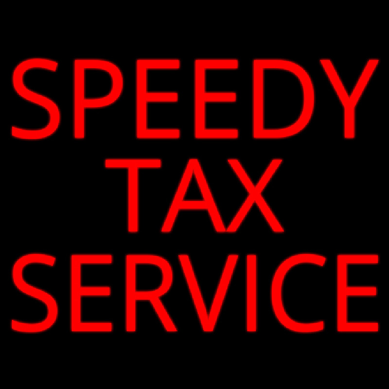 Speedy Ta  Service Neonreclame