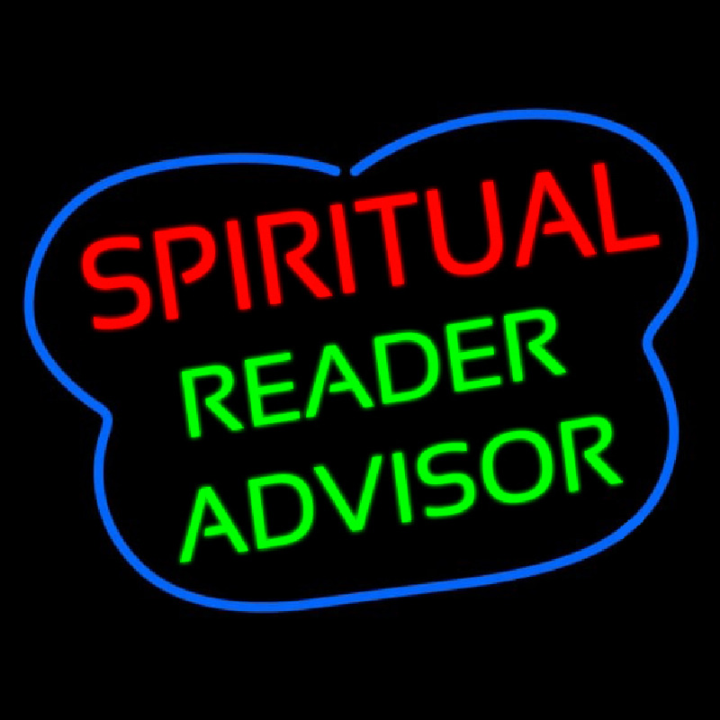 Spiritual Reader Advisor Neonreclame