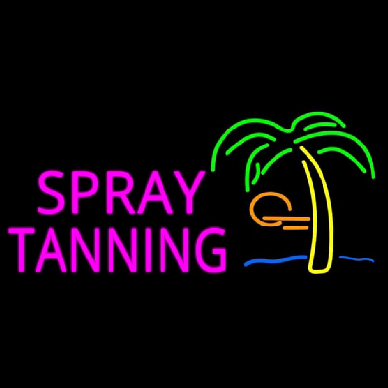 Spray Tanning Neonreclame