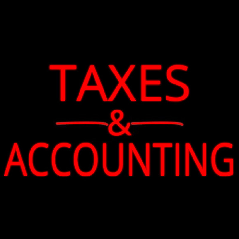 Ta es And Accounting Neonreclame