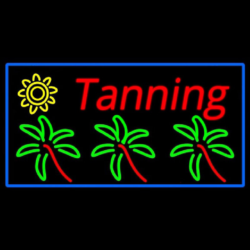 Tanning With Logo Neonreclame