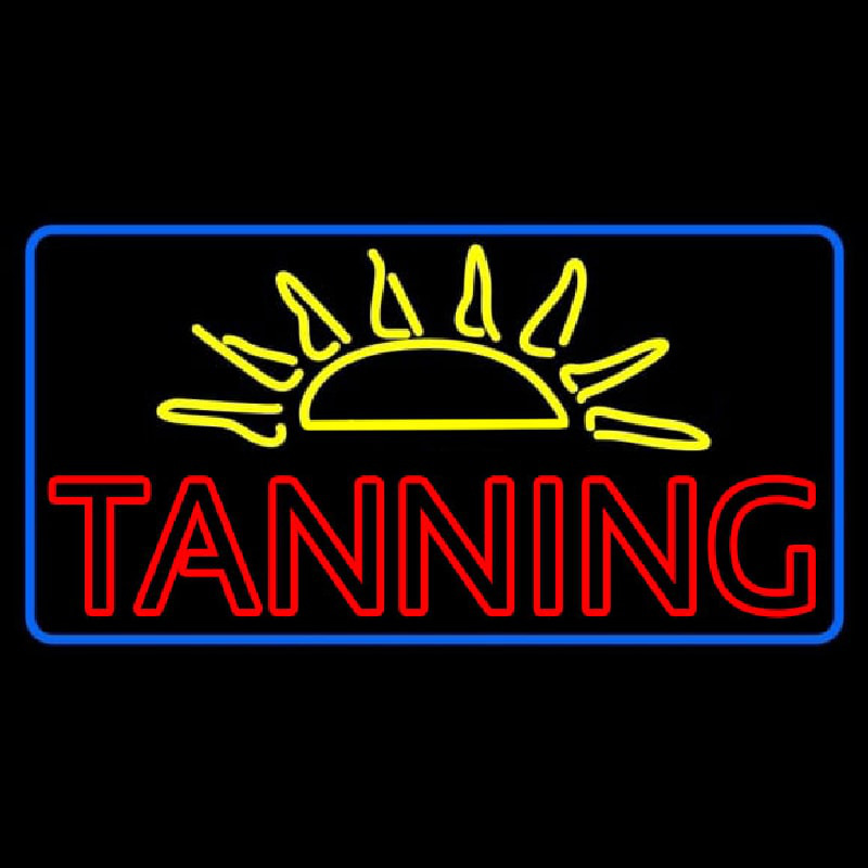 Tanning With Sun Rays Neonreclame