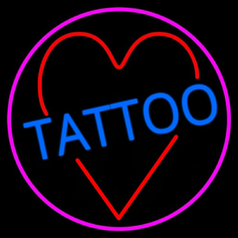 Tattoo Heart Neonreclame