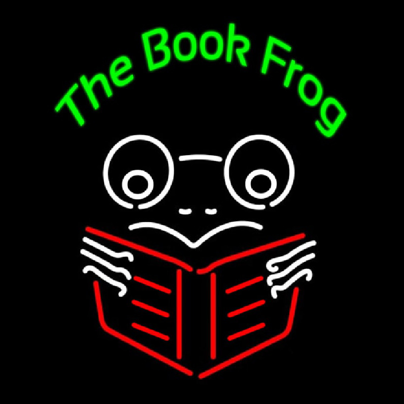 The Book Frog Neonreclame