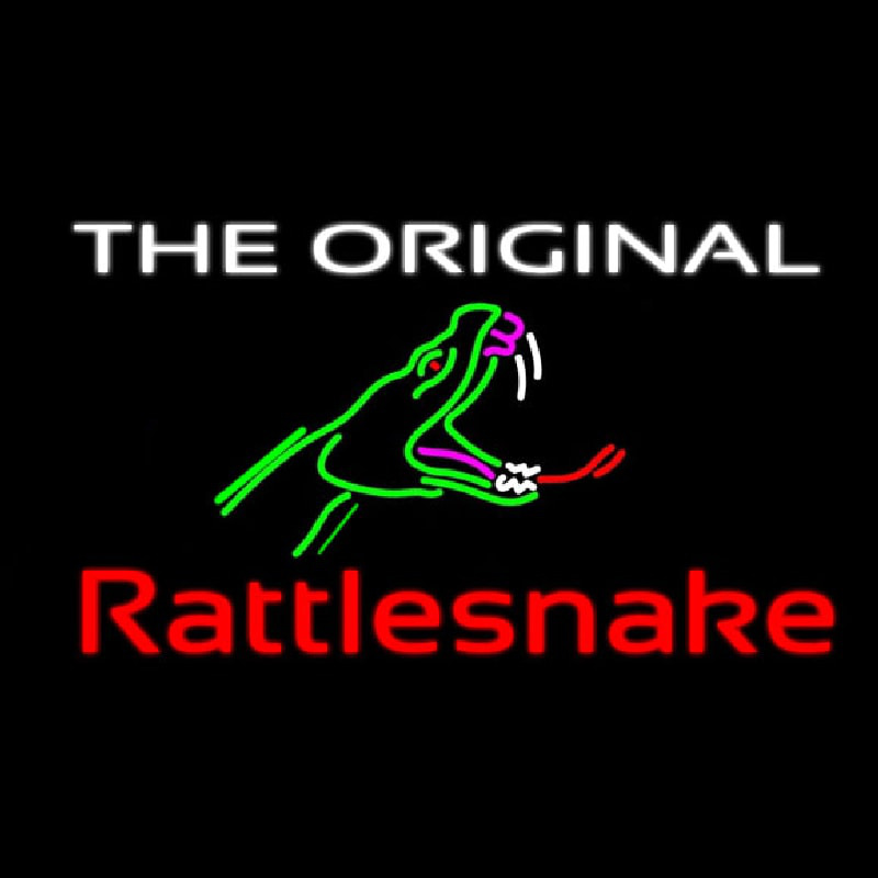 The Original Rattlesnake Neonreclame