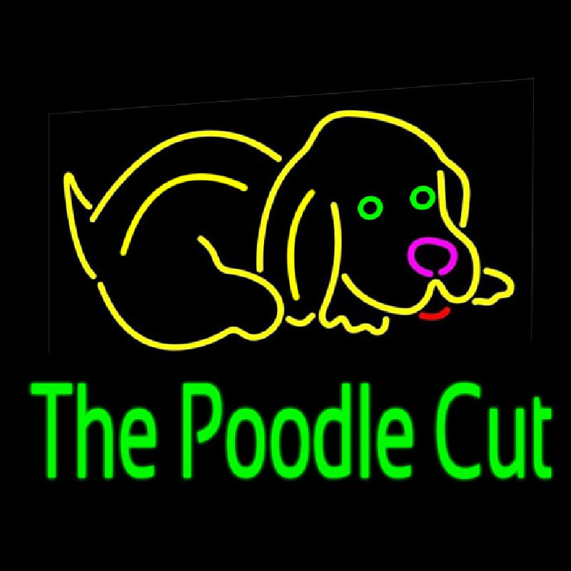 The Poodle Cut 1 Neonreclame