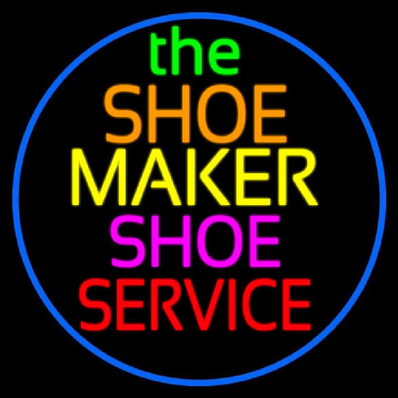 The Shoe Maker Shoe Service Neonreclame