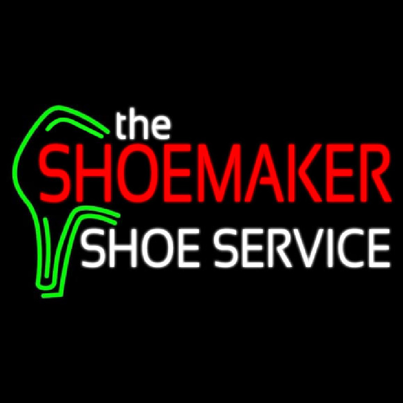 The Shoe Maker Shoe Service Neonreclame