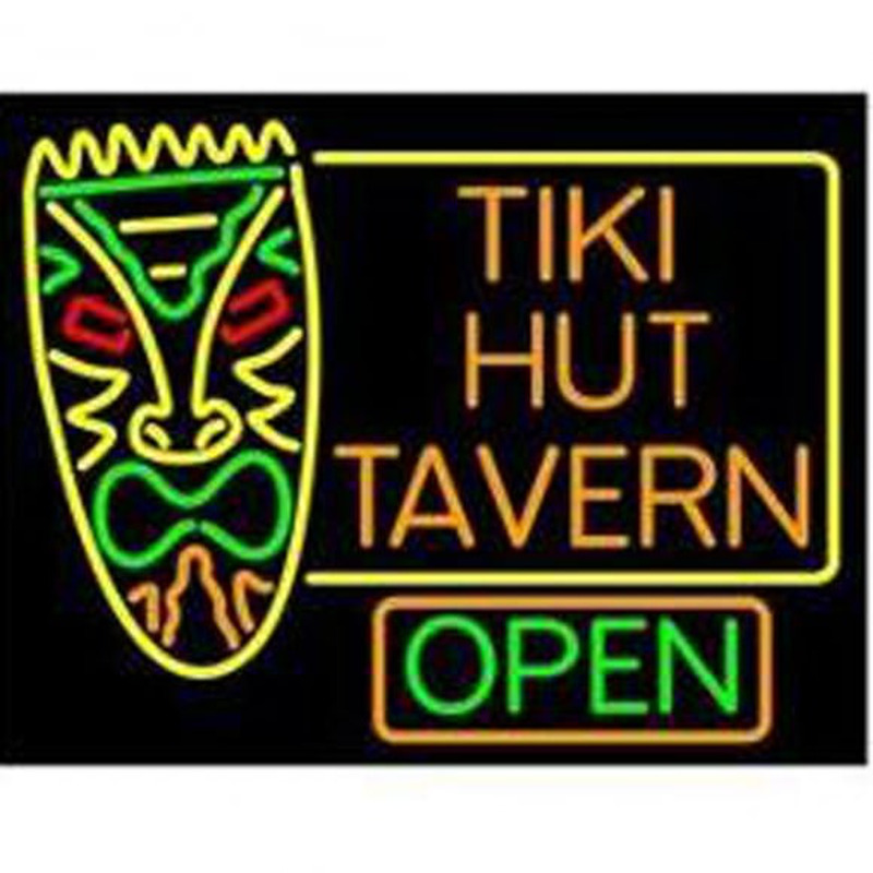 Tiki Hut Tavern Bar Neonreclame