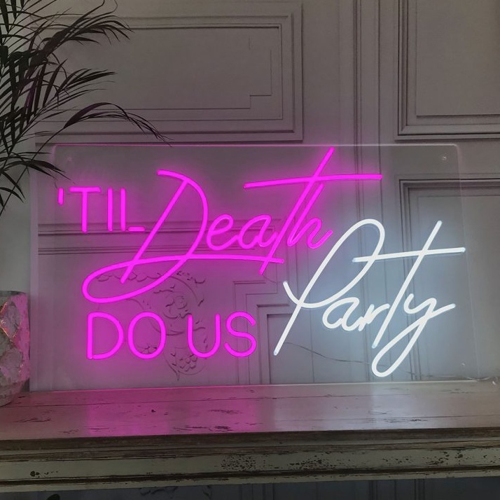 Til Death Do Us Party Neonreclame