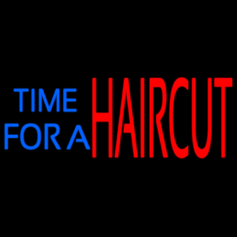 Time For A Haircut Neonreclame