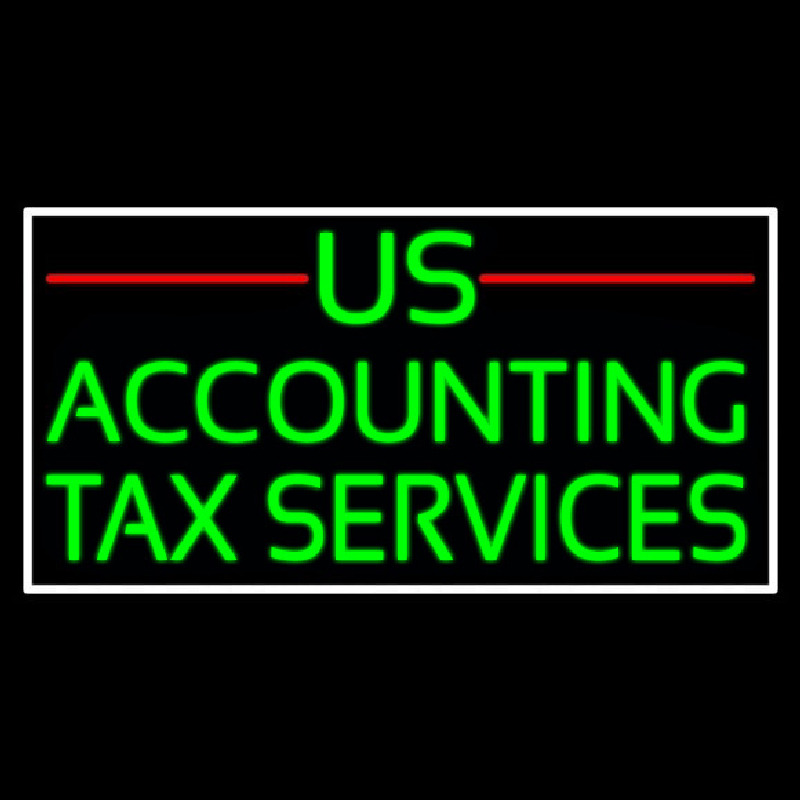 Us Accounting Ta  Service 1 Neonreclame