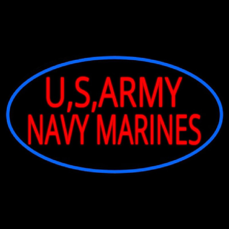 Us Army Navy Marines Neonreclame