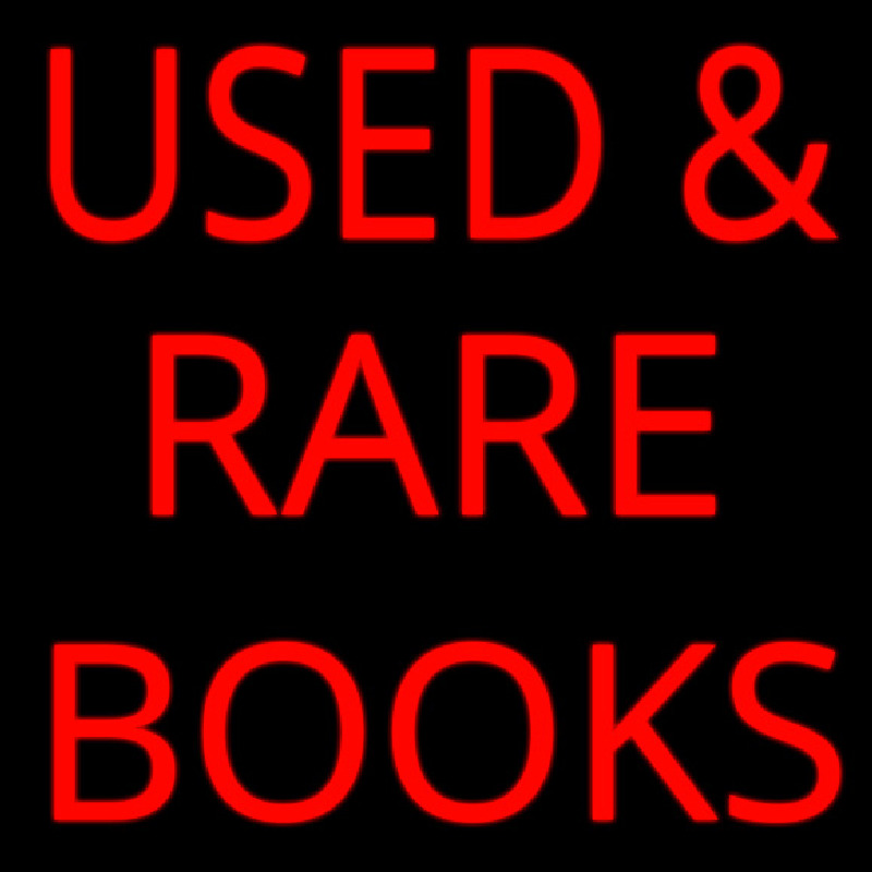 Used And Rare Books Neonreclame