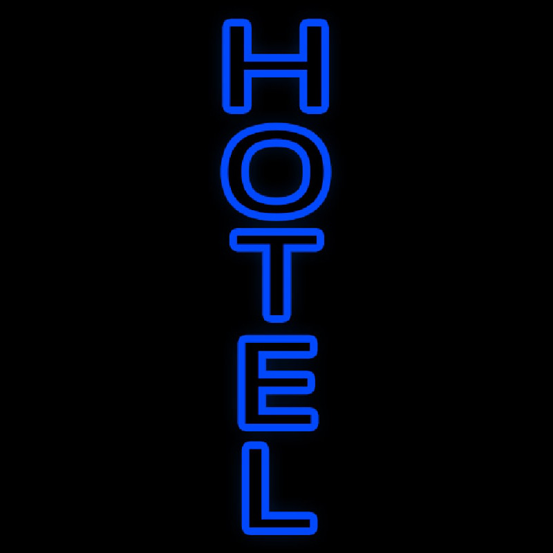 Vertical Double Stroke Hotel Neonreclame