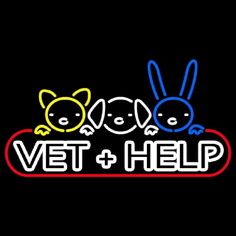 Vet Help Neonreclame