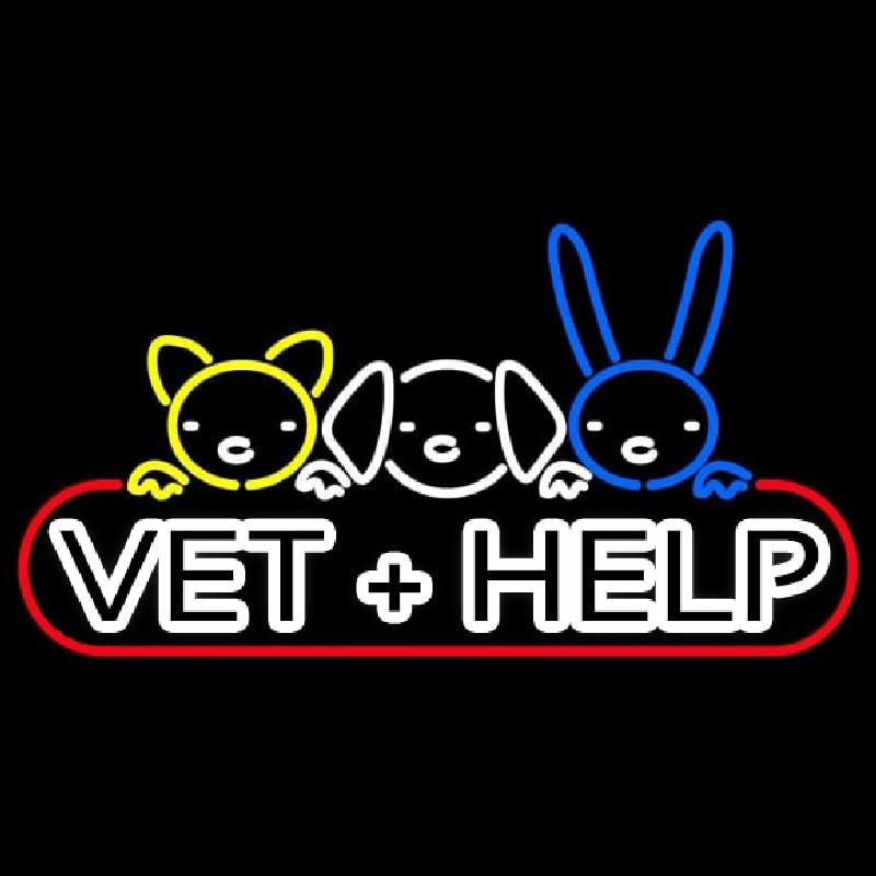 Vet Help Neonreclame