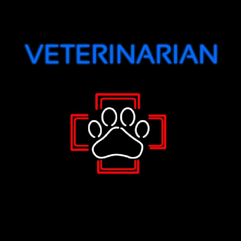 Veterinarian 1 Neonreclame