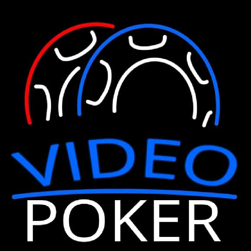 Video Poker Neonreclame