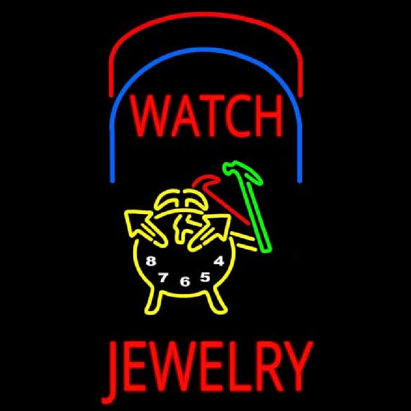 Watch Jewelry Logo Neonreclame