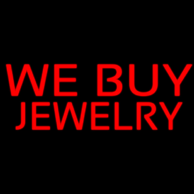 We Buy Jewelry Neonreclame