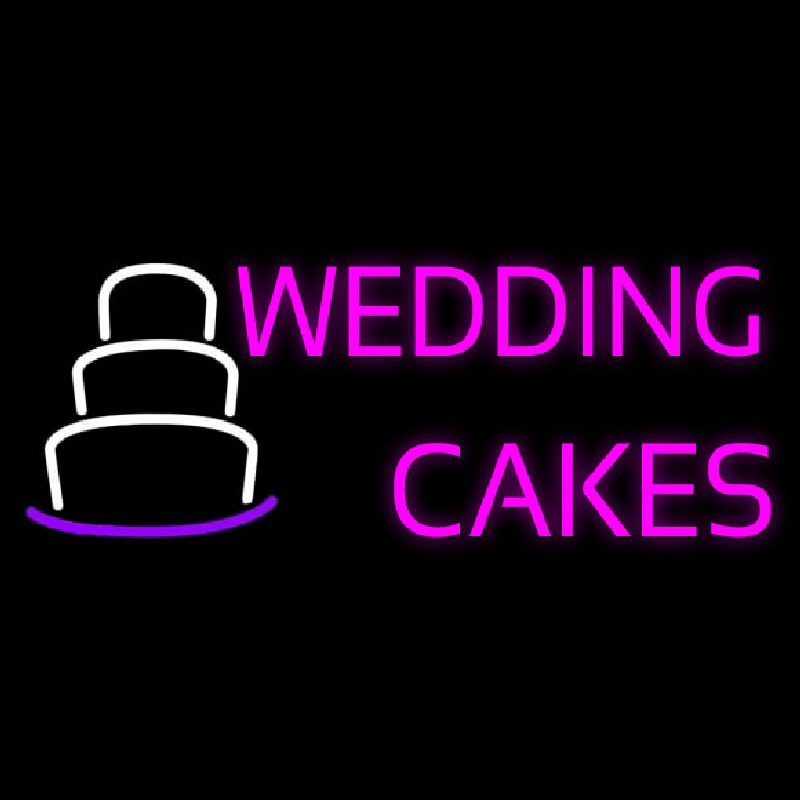 Wedding Cakes In Pink Neonreclame