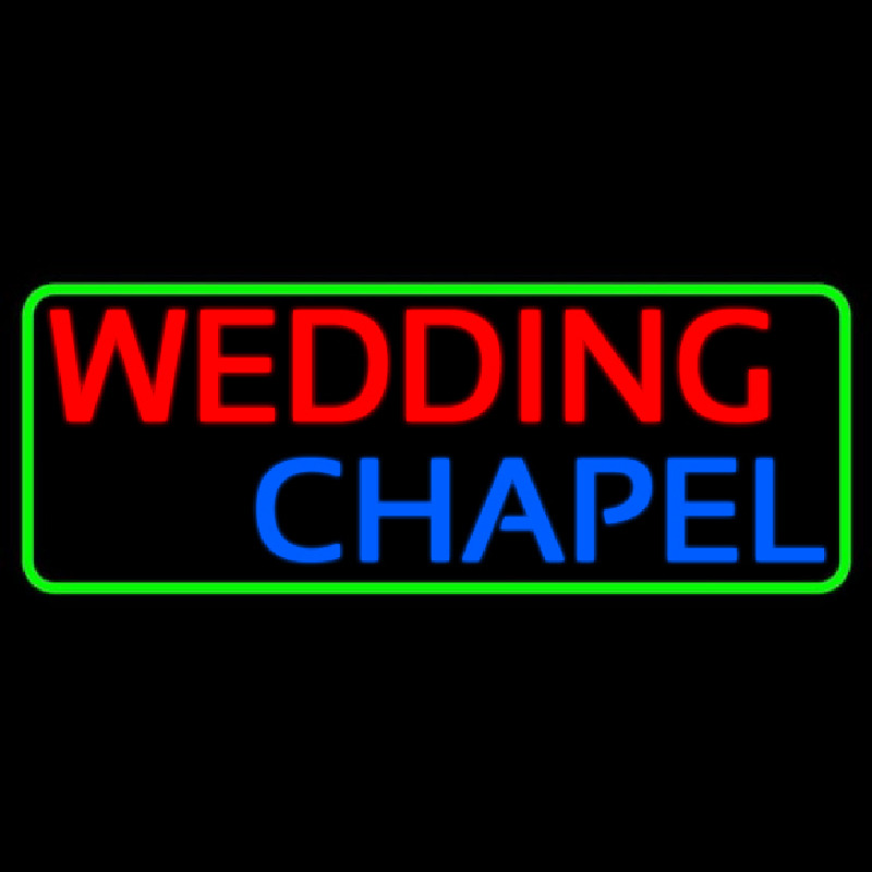 Wedding Chapel Block Neonreclame