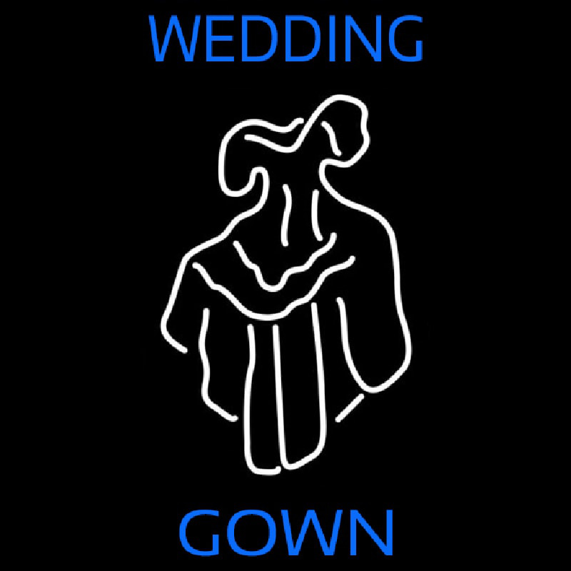 Wedding Gown Logo Neonreclame