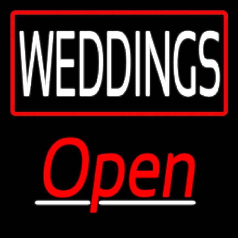 Weddings Script2 Open Neonreclame