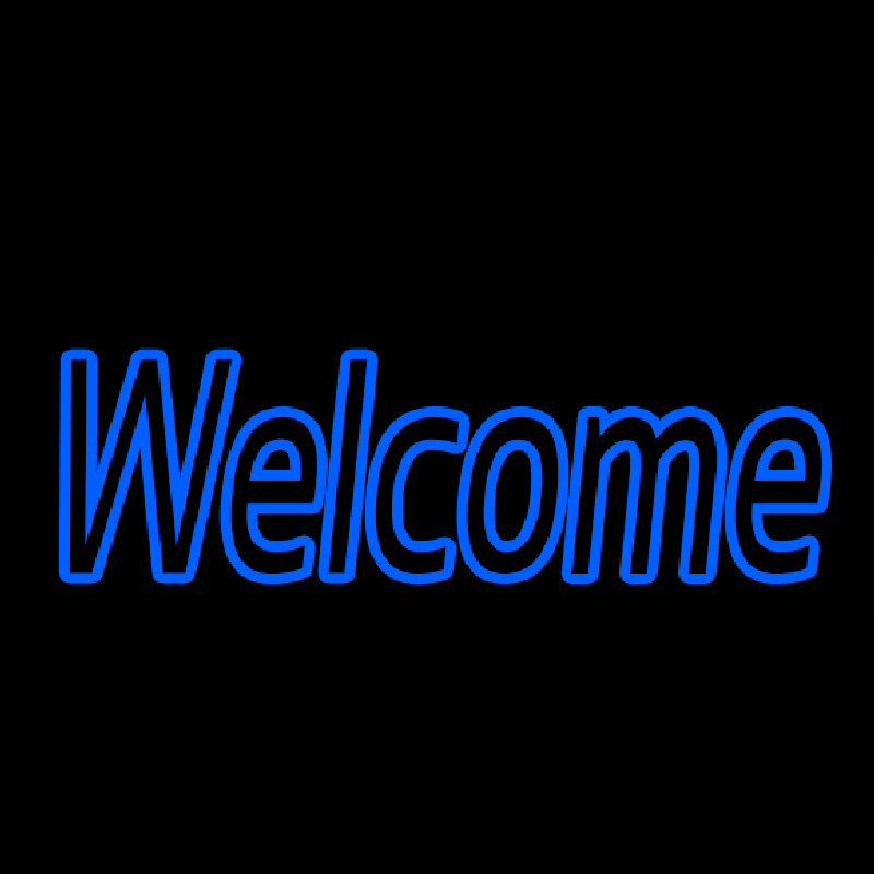 Welcome 1 Neonreclame