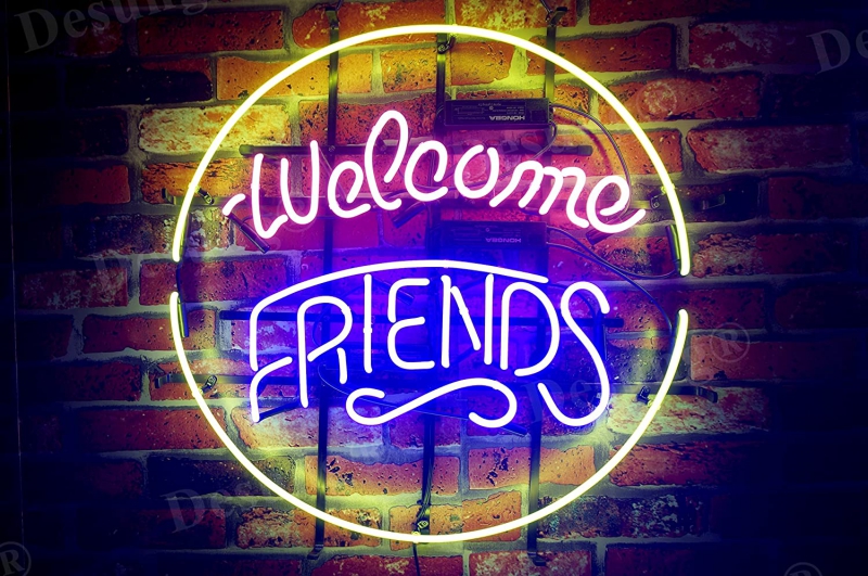 Welcome Friends Neonreclame