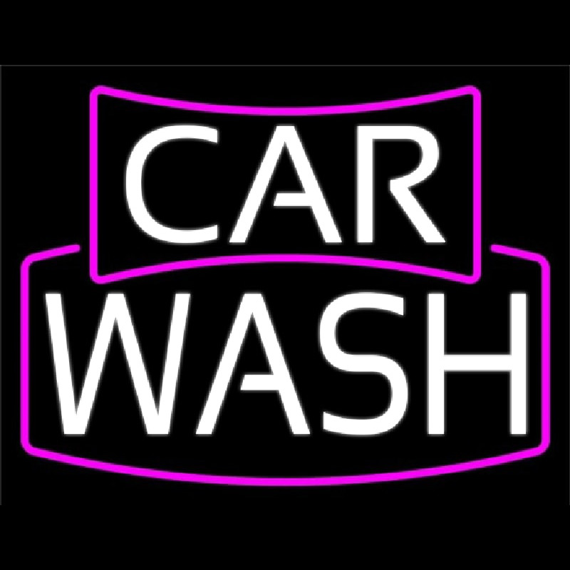 White Car Wash Neonreclame