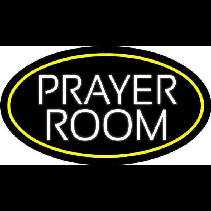 White Prayer Room Neonreclame