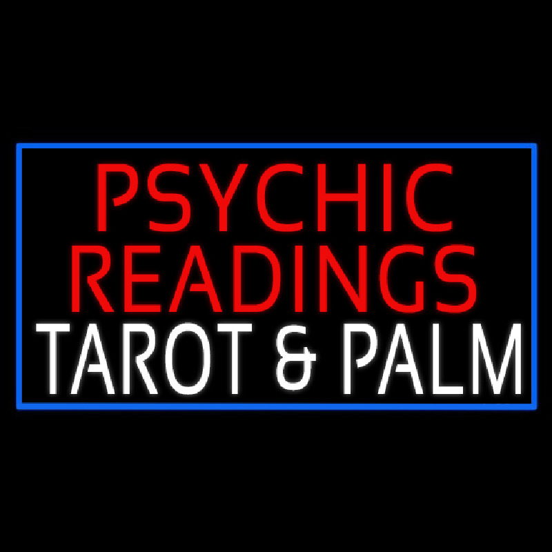 White Psychic Readings White Tarot And Palm Neonreclame