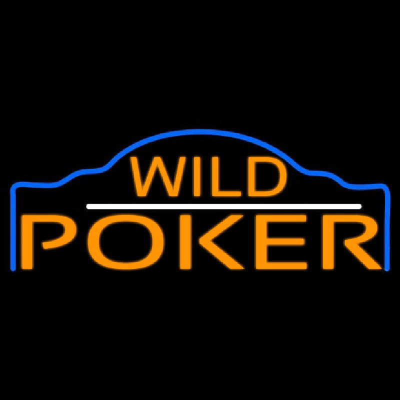 Wild Poker 3 Neonreclame