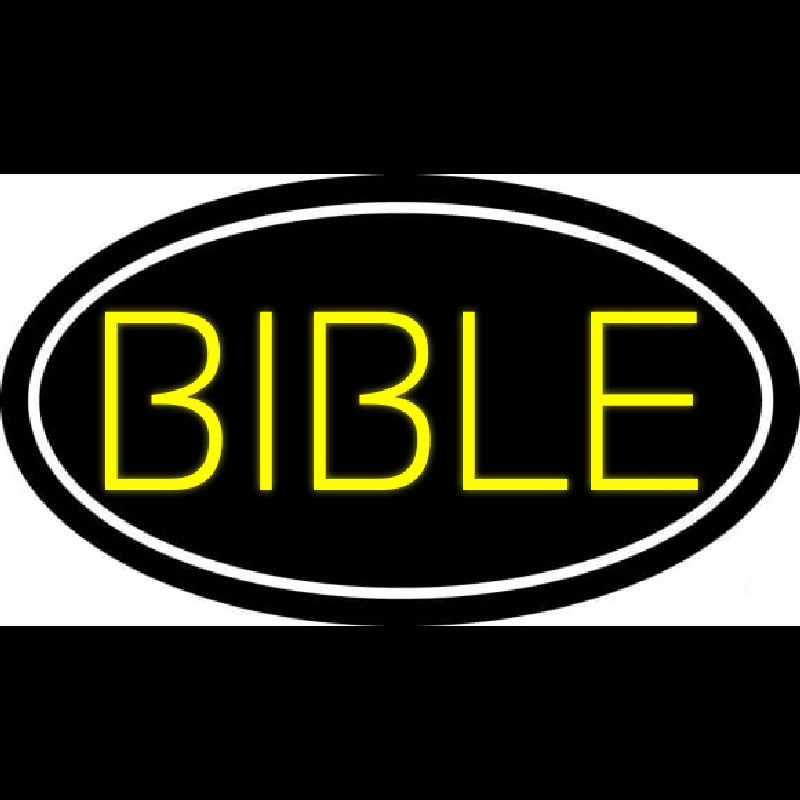 Yellow Bible Neonreclame