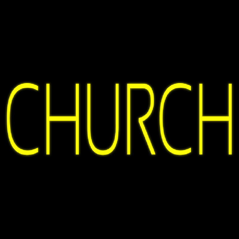 Yellow Church Neonreclame